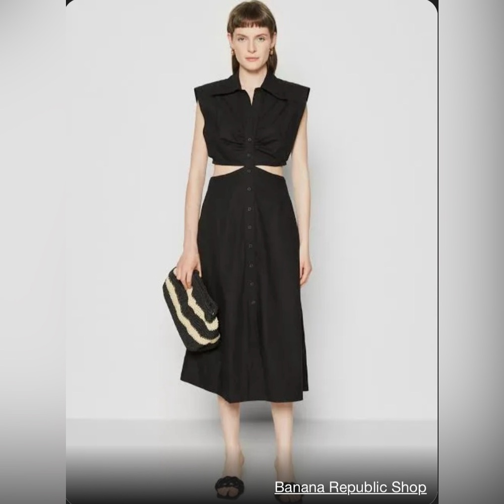 Banana Republic Cut Out Midi Dress